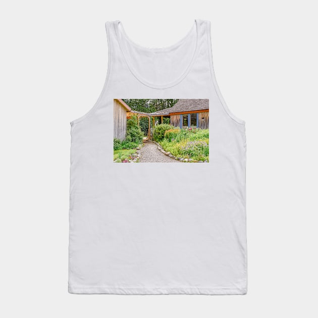 Keremeos Grist Mill and Gardens Tank Top by Amy-K-Mitchell